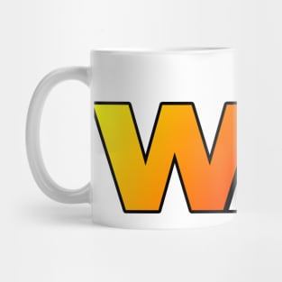 Orange-Yellow Fade w/Black Mug